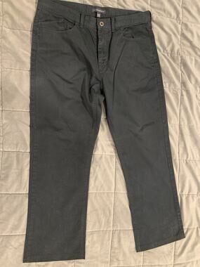 Banana Republic Traveler Pants Men's 32x30 Black Straight Fit Five Pocket